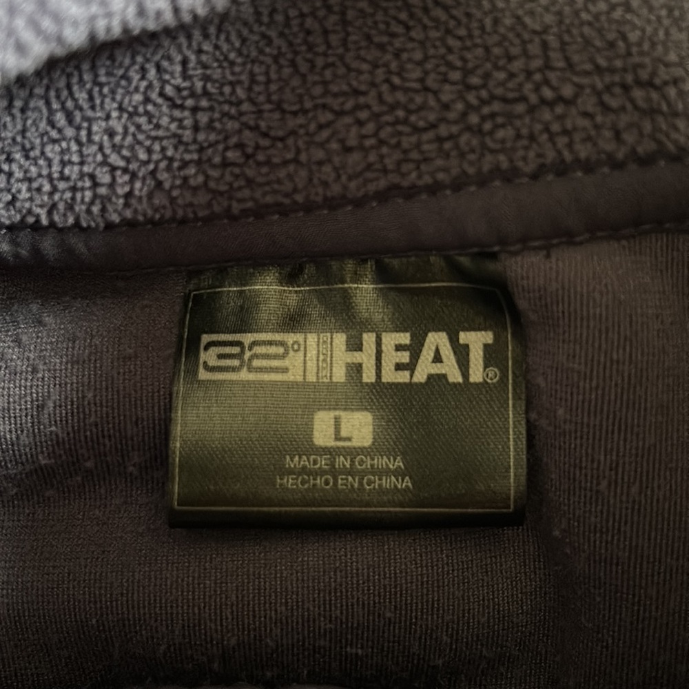 32 Degrees Heat Midweight Snap Arctic Fleece Pullover Szl View 6